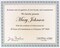 Great Papers! Westminster Certificate with Foil , Blue Border, 8.5" x 11", Printer Compatible, 15 Count